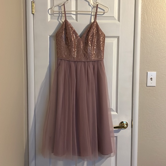 David's Bridal Dresses & Skirts - David’s Bridal Tulle Short Bridesmaid Dress